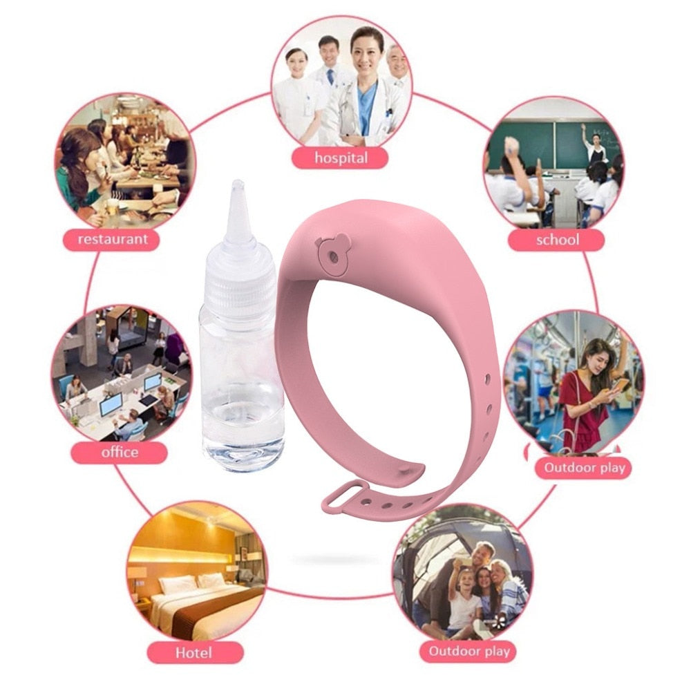 HELPFUL BAND - HAND DISPENSER ADJUSTABLE WRISTBAND